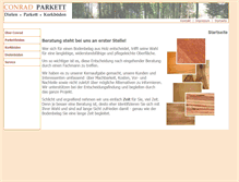 Tablet Screenshot of conrad-parkett.de